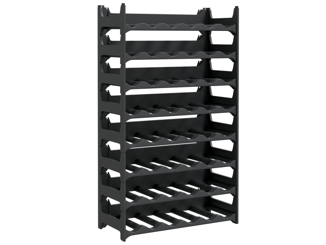Wine Rack, Wine Racks Vidaxl Antracite Polipropileno (n/a)