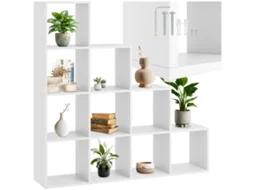 Estante Talisa com 10 Compartimentos Abertos em Forma de Cubo TECTAKE
