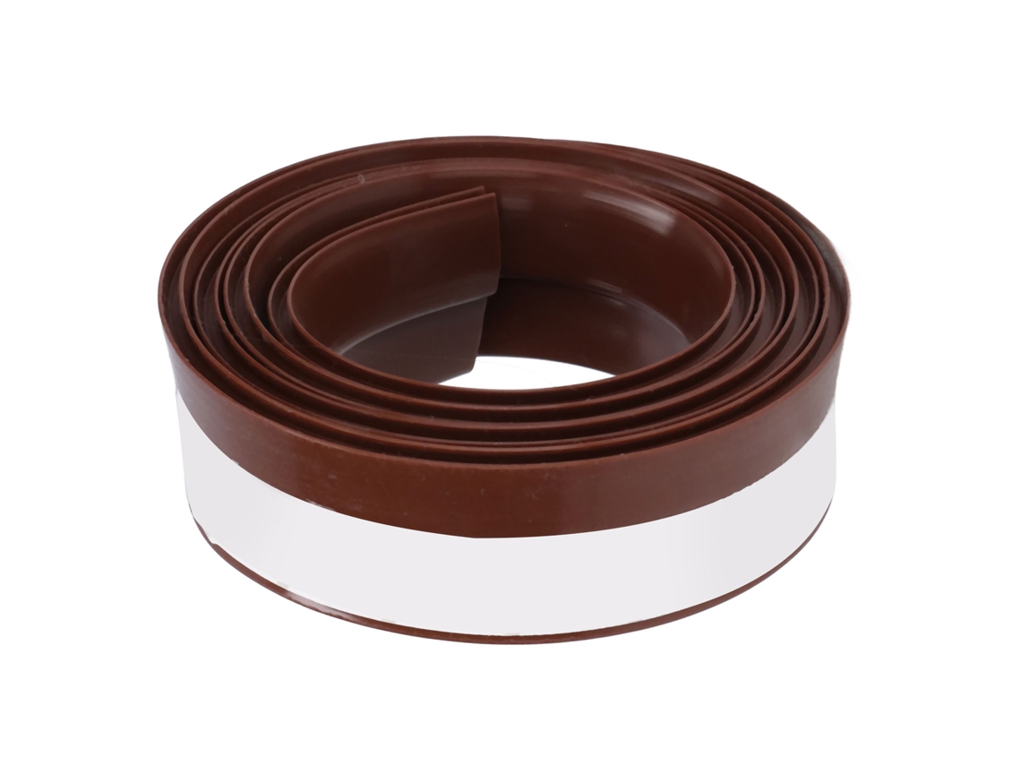 Fita Seladora Silicone 28mm Marrom Isolamento Portas