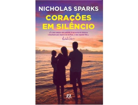 Livro Corações em Silêncio de Nicholas Sparks (Português - 2016)