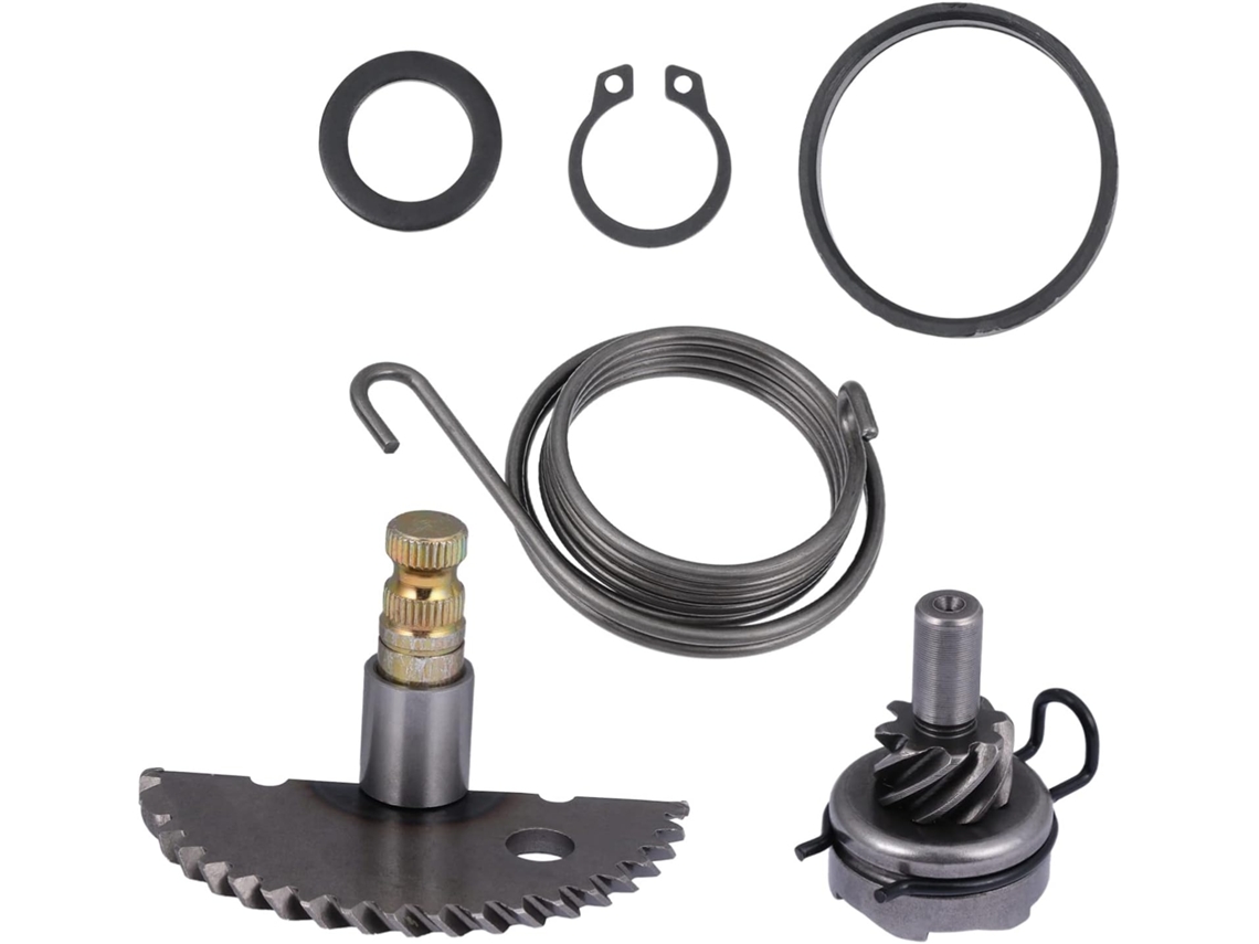 Kit De Montagem Da Engrenagem De Partida De Substituição Em Aço Prateado
