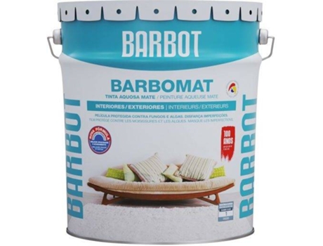Tinta Aquosa BARBOT Barbomat (Branco - 15 L)