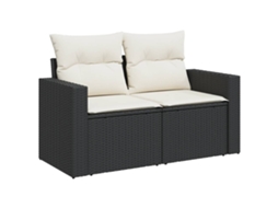 Garden Sofa, Garden Sofas Vidaxl Preto Rattan / Vime (n/a)