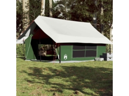 Vidaxl Tenda De Campismo Para 5 Pessoas Impermeável Verde