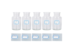 5pcs garrafas de laboratório 250ml de vidro borossilicato | S/MARCA