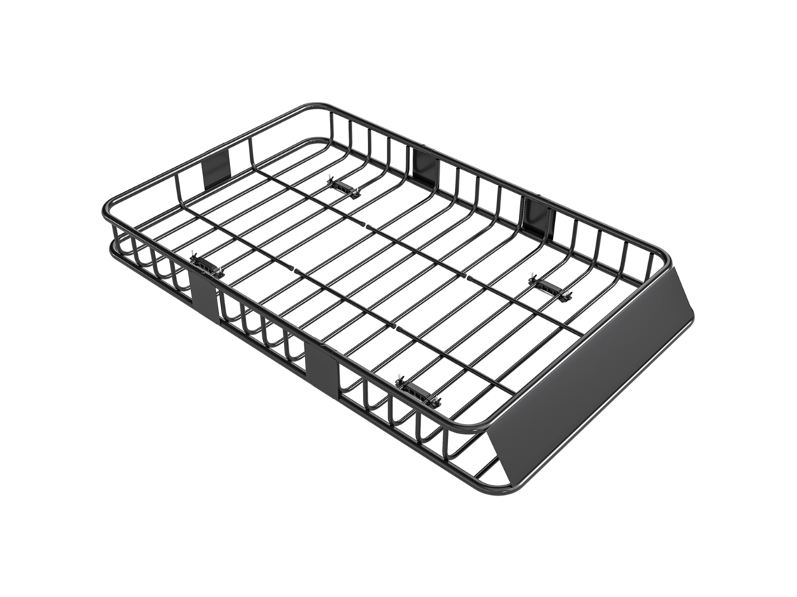 Bagageiro Cesto Metálico，162x99x16cm，carga Até100kg，universal，preta Cs