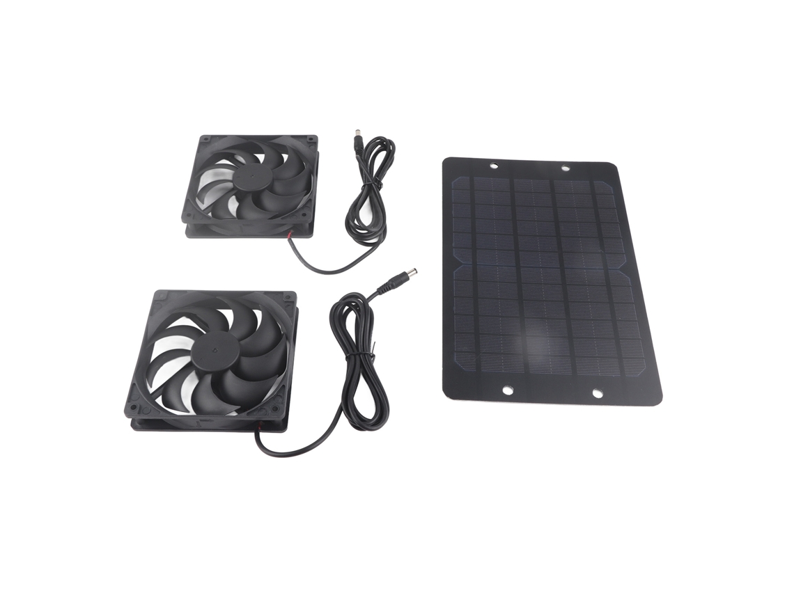 Kit De Ventilação Solar Laxiscreed Com Ventilador Para Extração De Ar Exterior