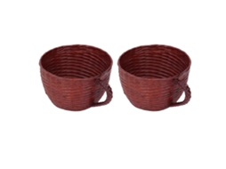 Vaso Suculenta Tecido Forma Copo Durável Multifuncional