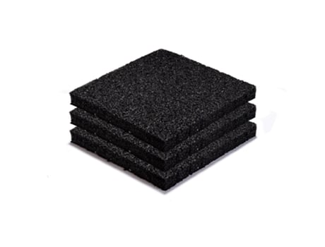 Suporte de Telha de Borracha 200X200X20Mm Por 16 Peças STOCKZ