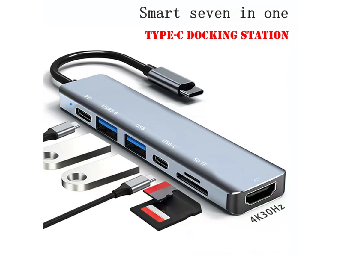 Estação de Docking Usb c 7 em 1 LAXISCREED
