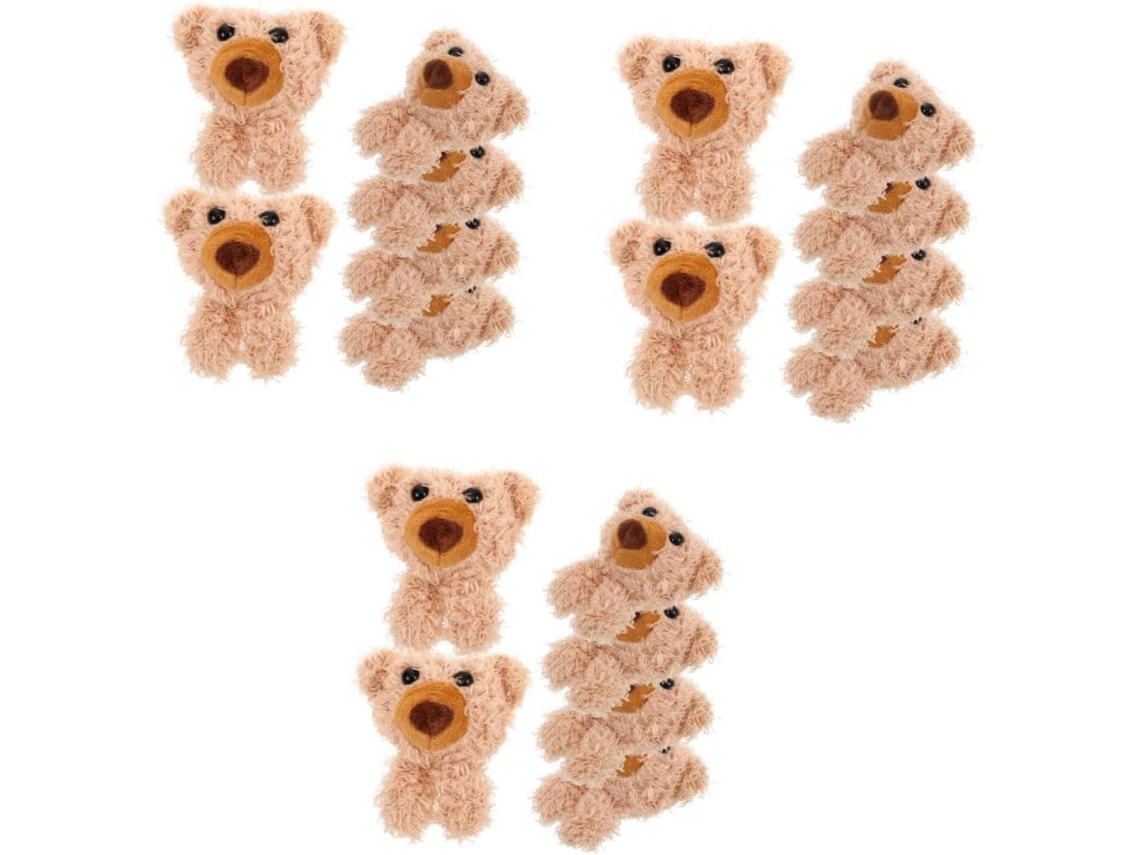 Conjunto De 18 Peças Pelúcia Para Confecção Roupas, Acessórios