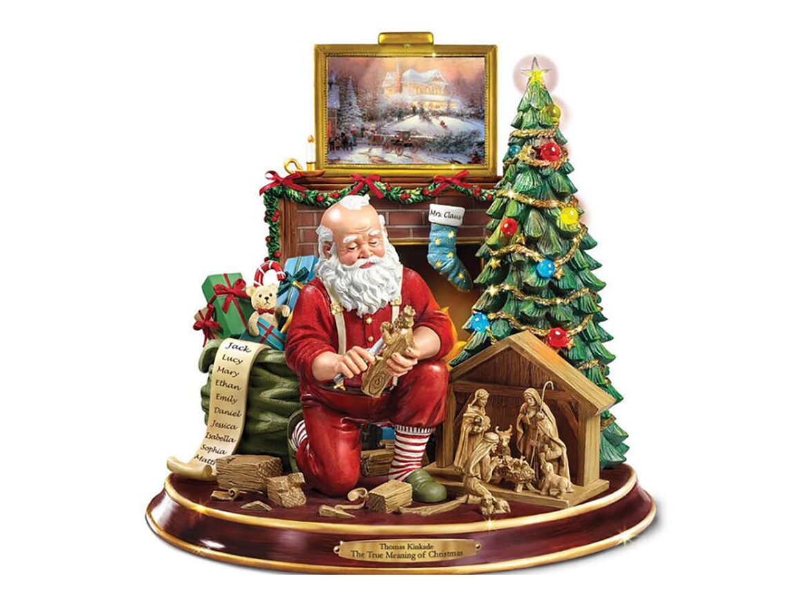 Adesivos de Janela e Parede de Natal Papai Noel Anjo Pvc Festivo 20x30cm | S/MARCA
