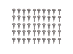 Kit de 50 Parafusos Autotapantes Aço Inoxidável 4.8x13mm YURU