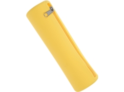 Bolsa Organizadora De Silicone Para Pincéis De Maquiagem, 1 Unidade, Compacto, Fechamento Com Zíper, Gokoco