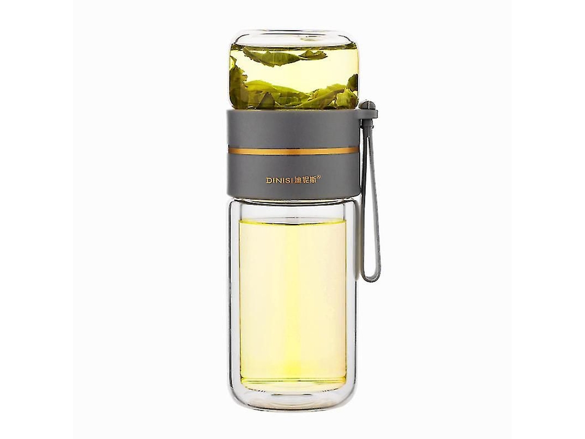 Garrafa Térmica De Vidro Com Infusor De Chá