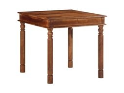 Vidaxl Mesa De Jantar 80x80x77 Cm Madeira De Acácia Maciça