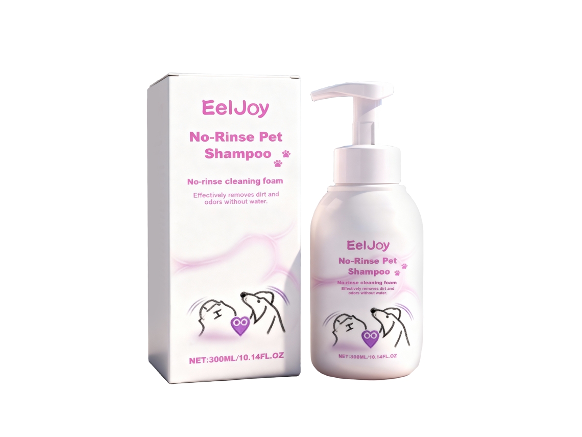 Shampoo em Espuma LAXISCREED Eeljoy para Pets Higiene Rápida e Sem Enxaguamento