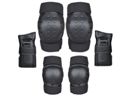 Joelheiras Cotoveleiras Crianças Adultos Protetores Pulso Equipamento Skate Perfet L