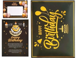 Maridos E Ocasiões Especiais., Cartão De Aniversário Musical, De Com Luzes Led, De Iluminado Para Mulheres