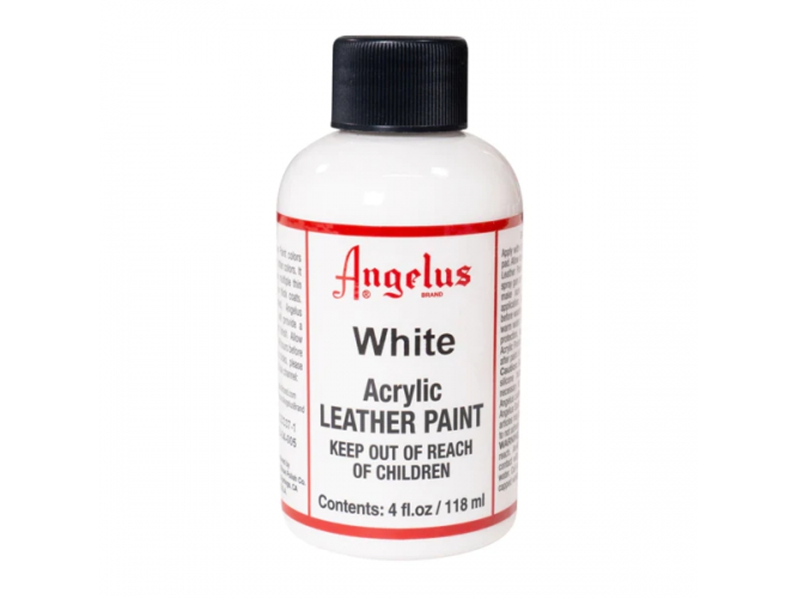 Tinta Couro e pele sintética Angelus 118 Ml (Branco 005)