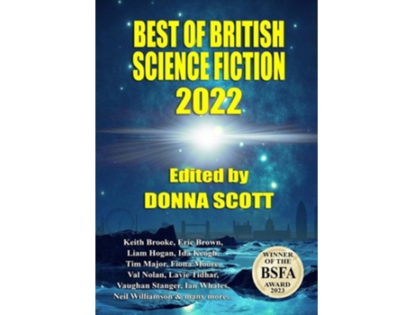 Livro Best of British Science Fiction 2022 de Lavie Tidhar e Eric Brown (Inglês)