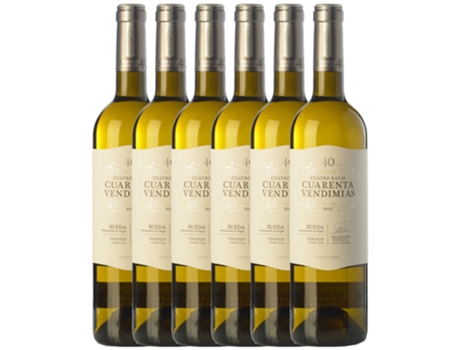 Vinho CUATRO RAYAS Cuatro Rayas Cuarenta Vendimias Verdejo Rueda (0.75 L - 6 unidades)