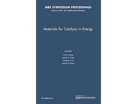 Livro Materials for Catalysis in Energy Volume 1446 de De-En Jiang (Inglês - Capa Dura)