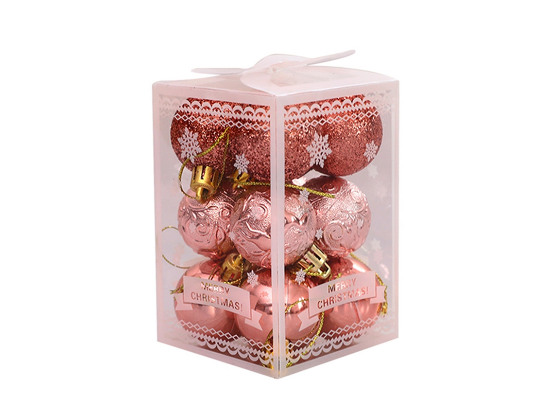 Decoração De Natal Com 12 Bolas Laxiscreed Para Árvore Festiva E Elegante