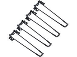 Conjunto De 4 Pés Mesa Dobráveis Reforçados Em Formato Grampo Cabelo, Pés Resistentes Para Mesa De Escritório, Extensor
