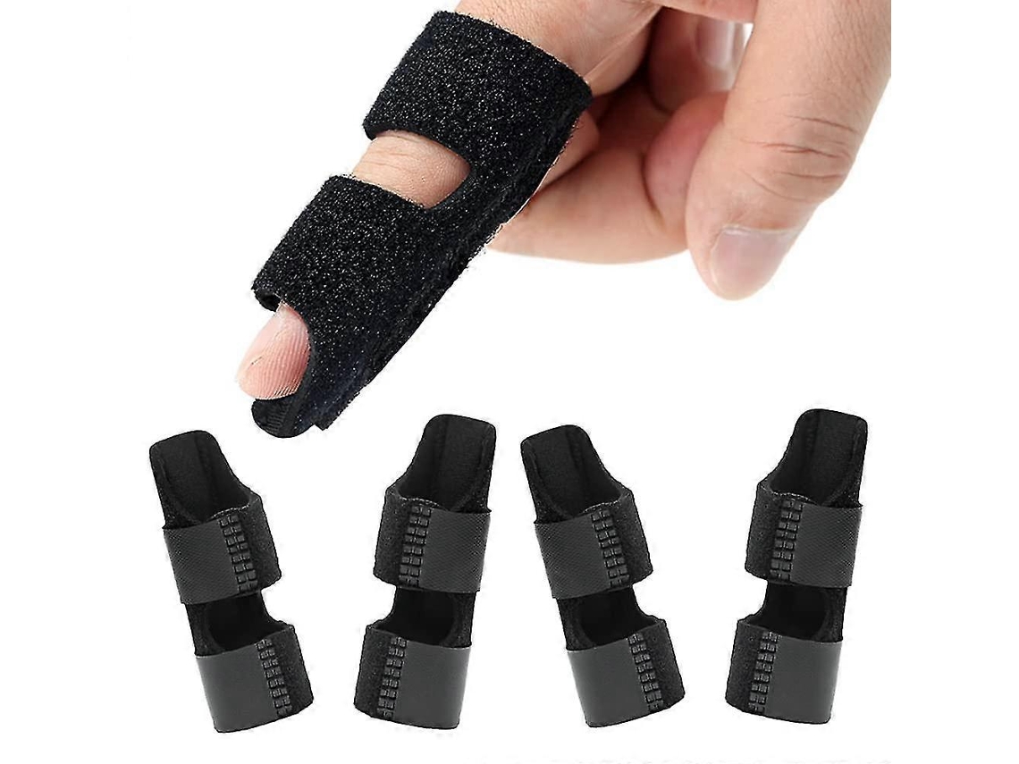 Omni-4 Pack De Muñequeras Para Dedos: Inmovilización De Articulaciones Y Sojuzgamiento De Dedos Lesionados