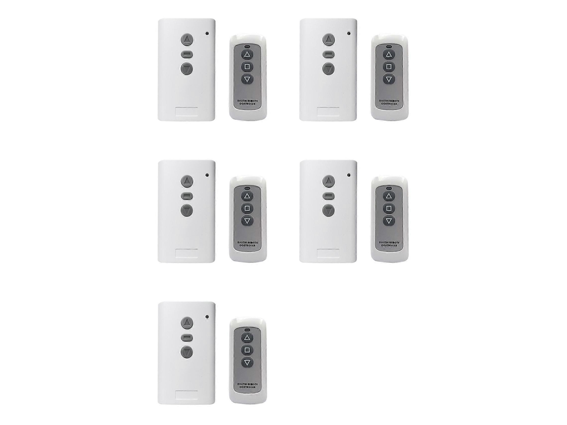 5 Controles Remotos Sem Fio Ac220 E Receptores Para Tela De Projeção Elétrica Motorizada_glo