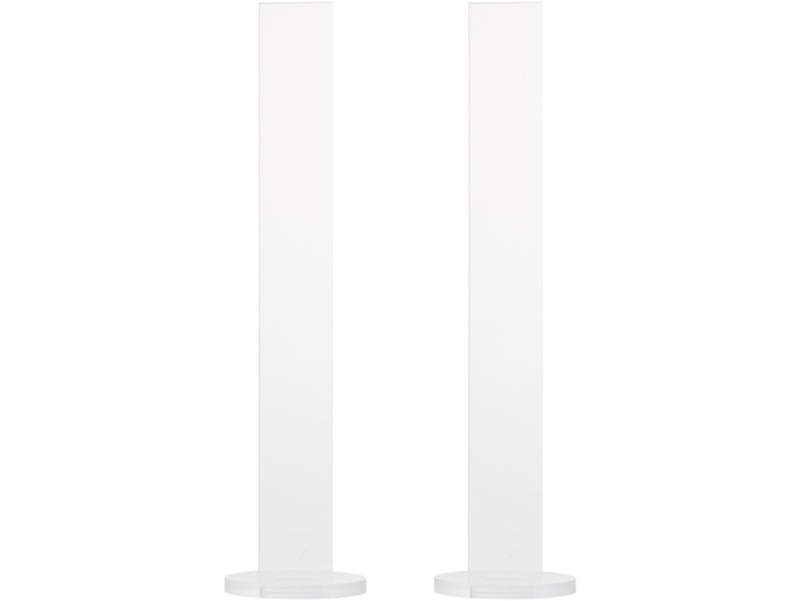 Conjunto Hanabass com 2 suportes de acrílico para Fita Adesiva e Washi, organizador transparente e fácil de montar.