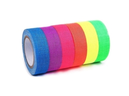 Fita Adesiva Fluorescente Reativa À Luz Negra Uv, Fita Adesiva Luminosa Noturna, Fita Que Brilha no Escuro, Neon. GOKOCO