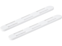 Trilhos Deslizantes Brancos Para Gavetas E Cestos, Ideais Para Cozinha, Quarto E Armário Conjunto Com 2 Peças