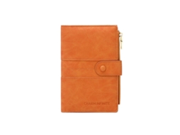 Capa Para Passaporte Rfid Com Clipe Laranja Laranja Laranja