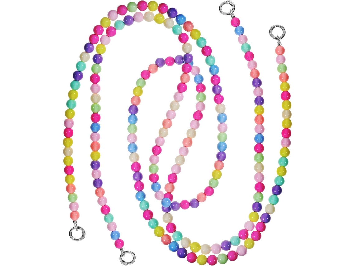 Conjunto De 2 Correntes Acrílicas Para Celular