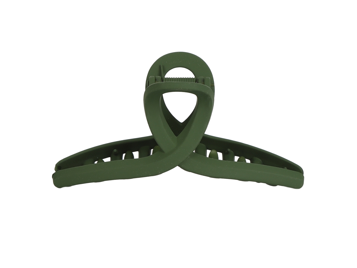 Grampos De Cabelo Médios Anti-deslizante Clamps Acessórios Decorativos Para Mulheres Cor Verde Od