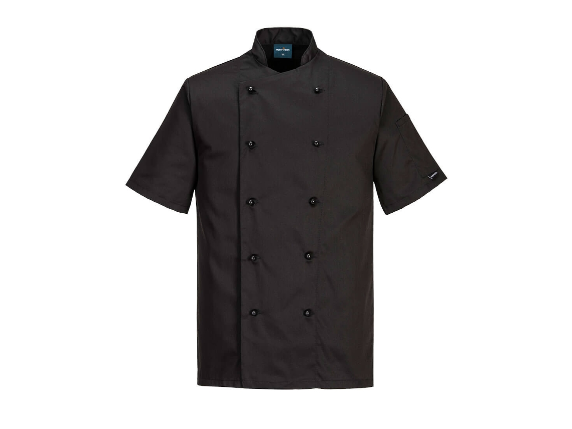 Jaqueta De Cozinha De Manga Curta Kent - Frescura E Estilo Branco / S