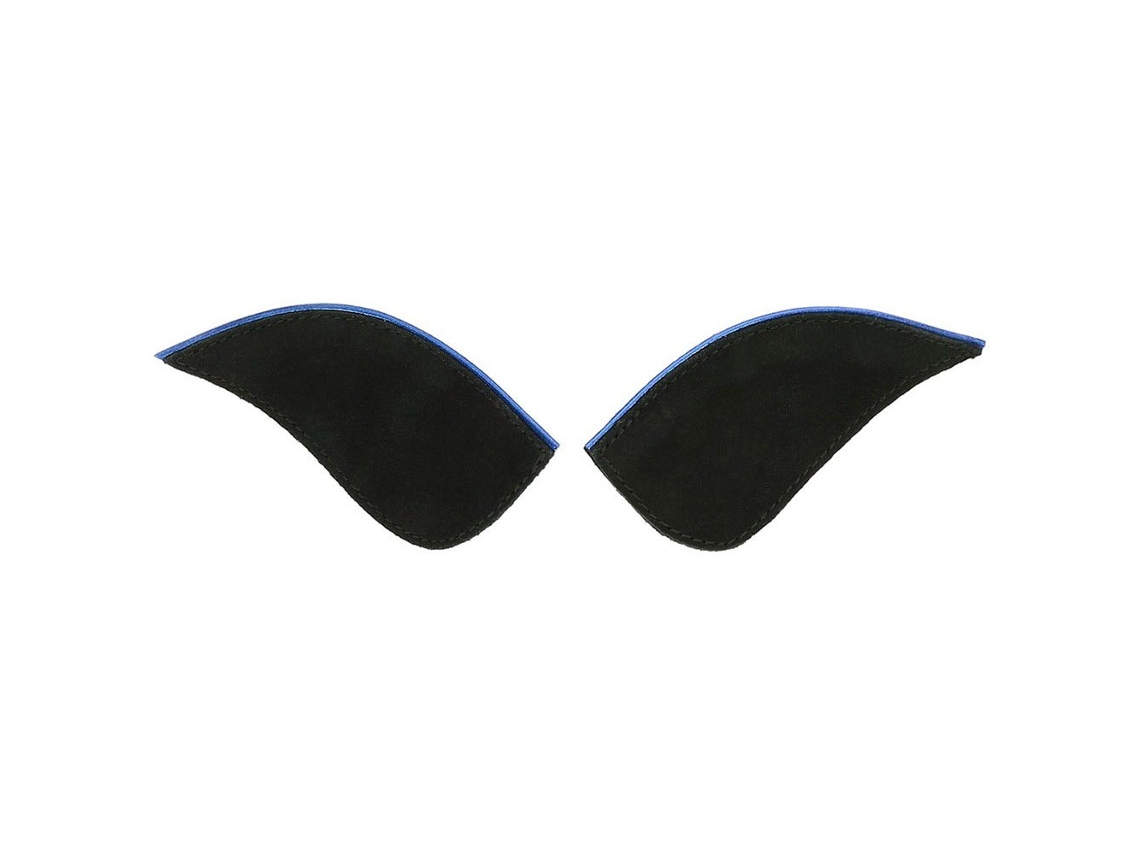 Toque em Remendo Azul Pretoequitheme