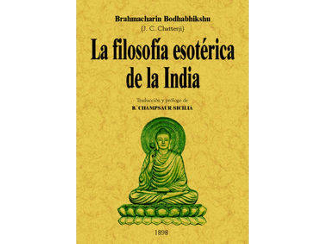 Livro Filosofía Esotérica De La India de Brahmacharin Bodhabhikshu (Espanhol)