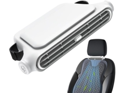 Ventilador Potente Para Assento De Carro, Ventilador Usb Portátil Com 3 Velocidades