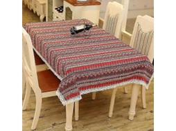 Toalhas De Mesa Toalha De Mesa De Algodão E Linho Pano De Cozinha Decoração Para Casa Renda Étnica Capas De Mesa Toalha De Mesa