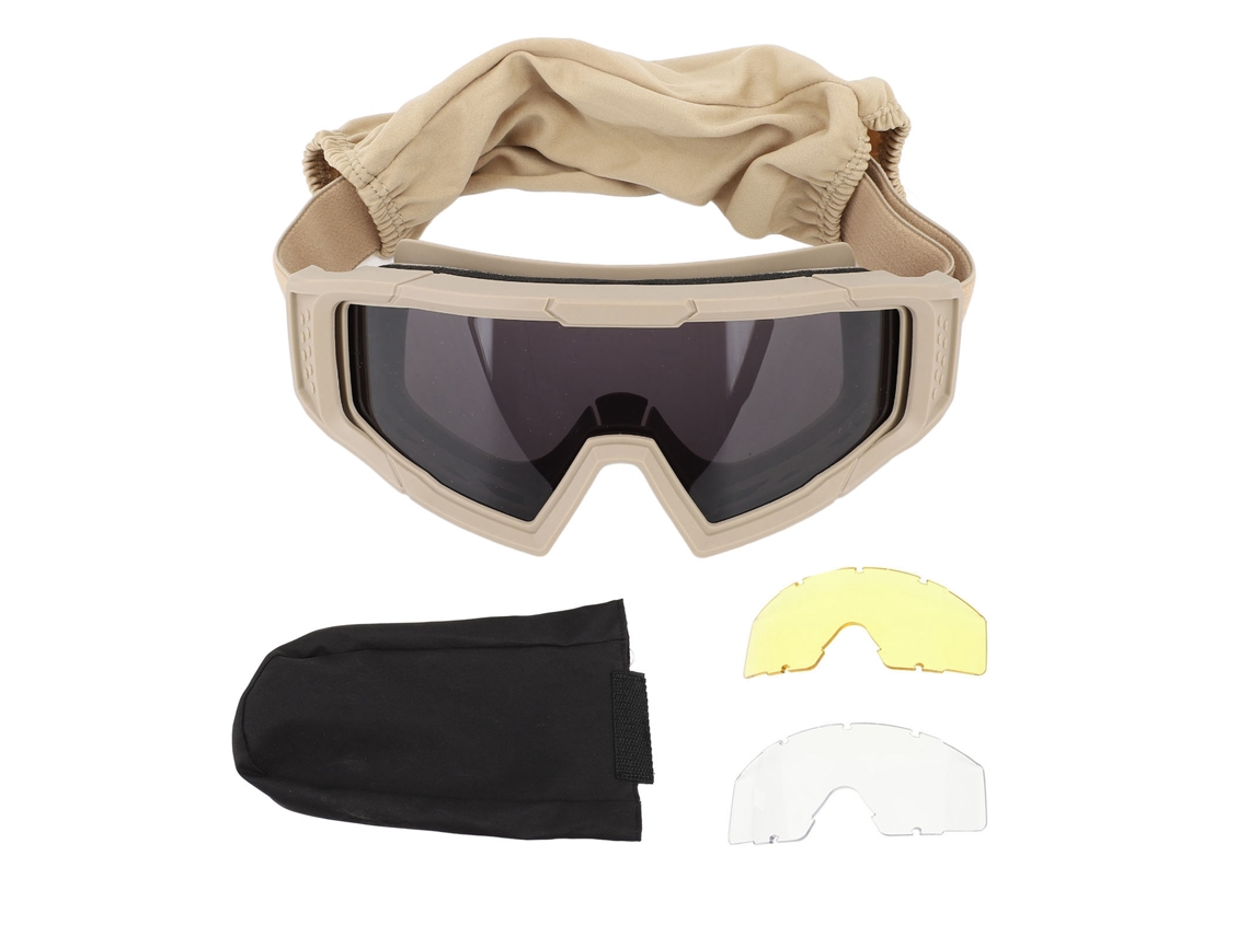 Óculos De Proteção Com Lentes 3.8mm Resistentes A Impactos Uv E Ajuste Confortável Para Moto E Atividades Ao Ar Livre