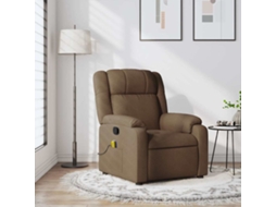 Poltrona de Massagens Elétrica Veludo Verde claro HARLANV1
