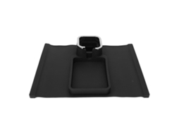 Bandeja Porta-copos Ergonômica E Multifuncional Em Silicone Para Apoio De Braço De Sofá Com Base Antiderrapante, Preta