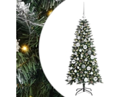 Conjunto 1 Árvore De Natal Artificial Vidaxl Verde Pvc (120 Cm)