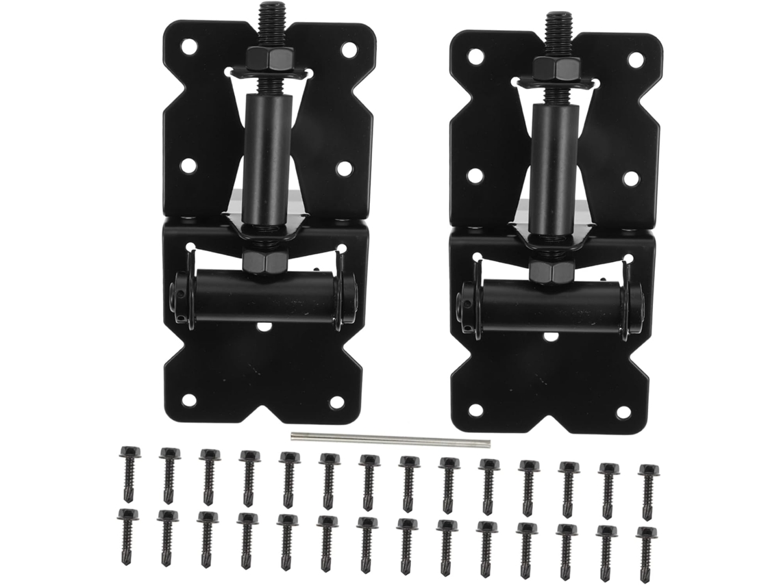 Dobradiças De Metal Reforçadas Para Porta De Celeiro, Em Duas Peças, Com Mecanismo De Movimento.