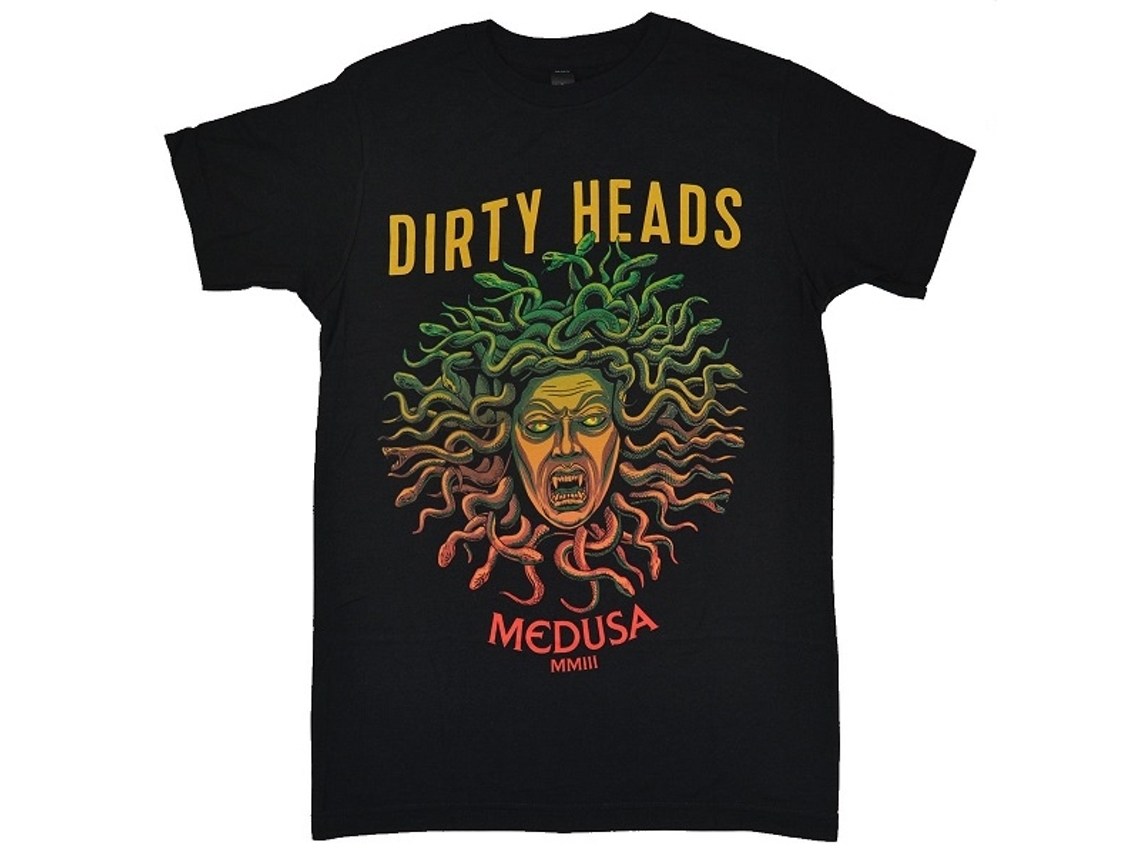 Dirty Heads Roman Medusa T-shirt Unisex Adults Size:l