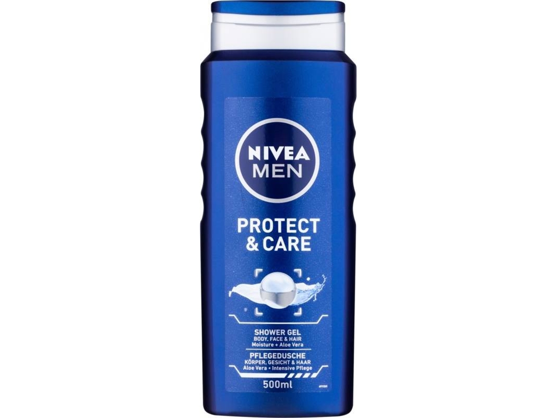 Gel de Banho NIVEA Men Protect & 3 In 1 (500ml)