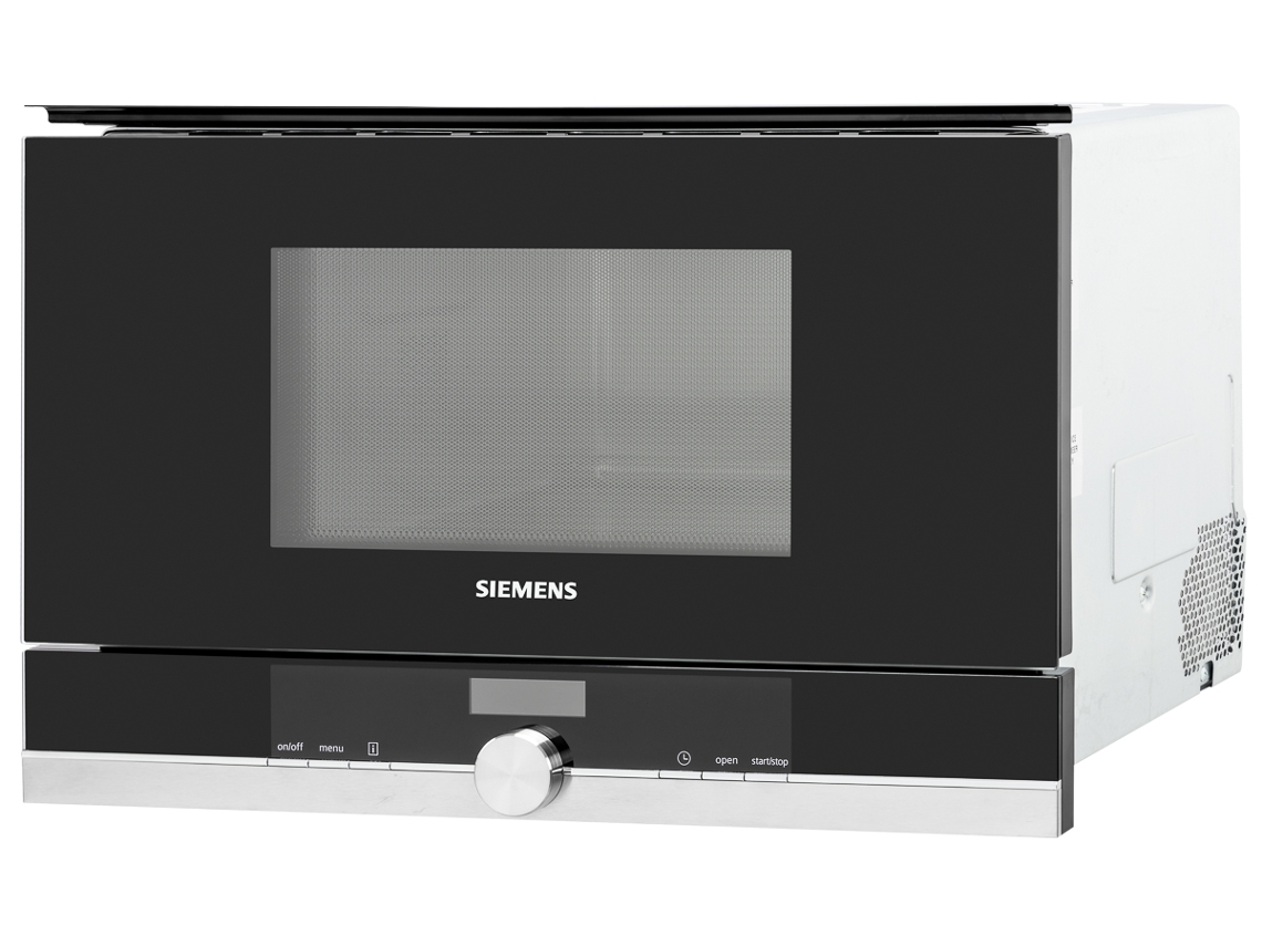 Micro-ondas Encastre SIEMENS BE634LGS1 (21 L - Com Grill - Preto)